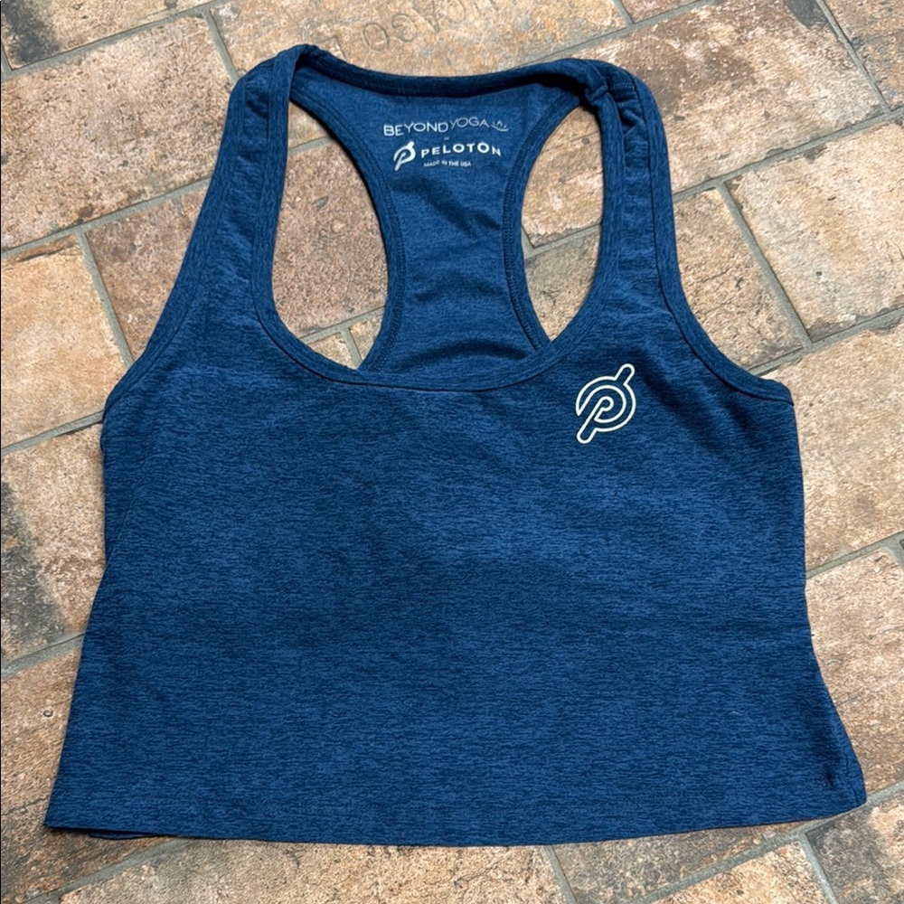 Peloton Blue Athletic Tank